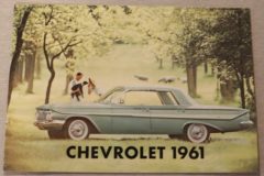 Försäljningsbroschyr Chevrolet 1961