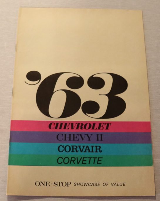Försäljningsbroschyr Chevy 1963