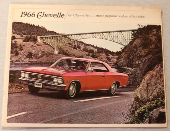 Försäljningsbroschyr Chevelle 1966
