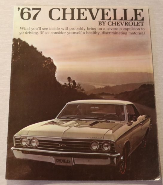Försäljningsbroschyr Chevelle 1967