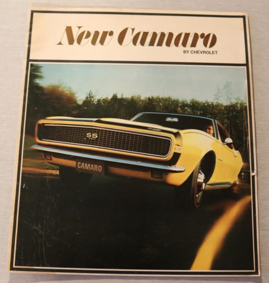 Försäljningsbroschyr Camaro 1967