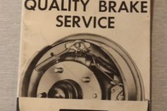 Försäljningsbroschyr Quality Brake Service Chevrolet 1968