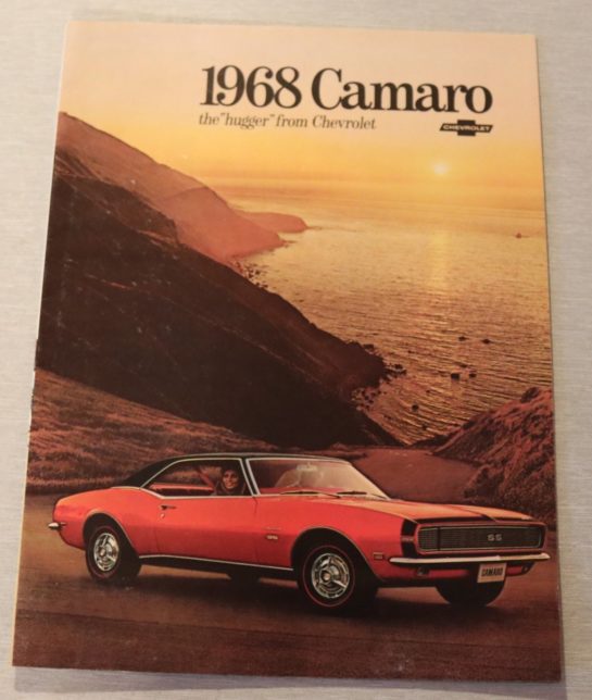 Försäljningsbroschyr Camaro 1968