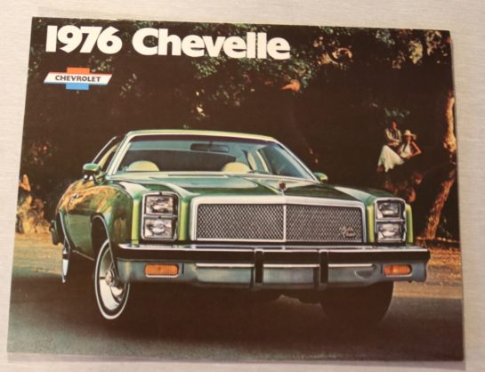 Försäljningsbroschyr Chevelle 1976
