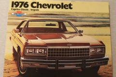 Försäljningsbroschyr Chevrolet Fullsize 1976