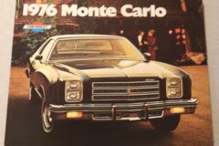 Försäljningsbroschyr Monte Carlo 1976