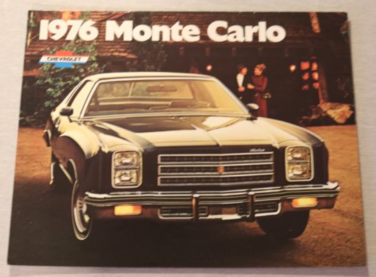 Försäljningsbroschyr Monte Carlo 1976