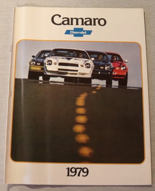 Försäljningsbroschyr Camaro 1979