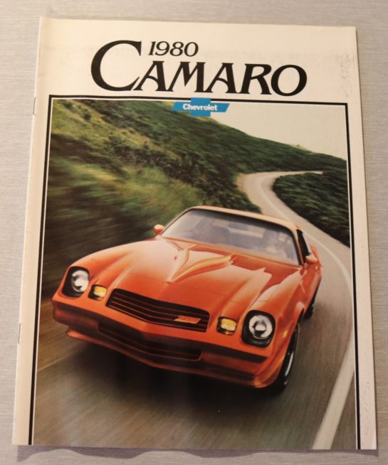 Försäljningsbroschyr Camaro 1980