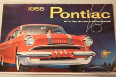 Försäljningsbroschyr Pontiac 1955