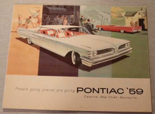 Försäljningsbroschyr Pontiac 1959