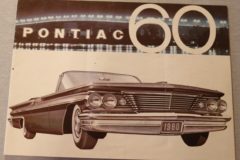 Försäljningsbroschyr Pontiac 1960