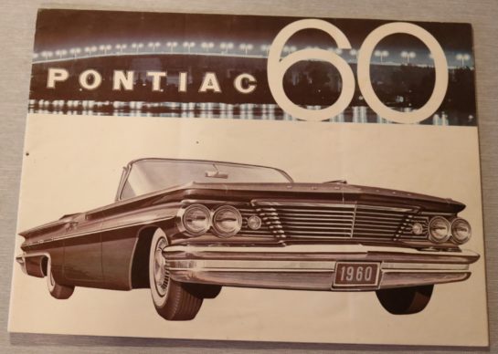Försäljningsbroschyr Pontiac 1960
