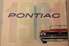 Försäljningsbroschyr Pontiac 1961