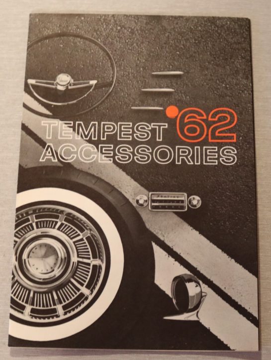 Optionskatalog Tempest 1962