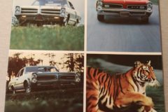 Försäljningsbroschyr GTO & 2+2 1966
