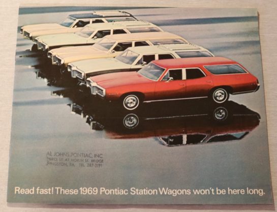 Försäljningsbroschyr Pontiac STW 1969