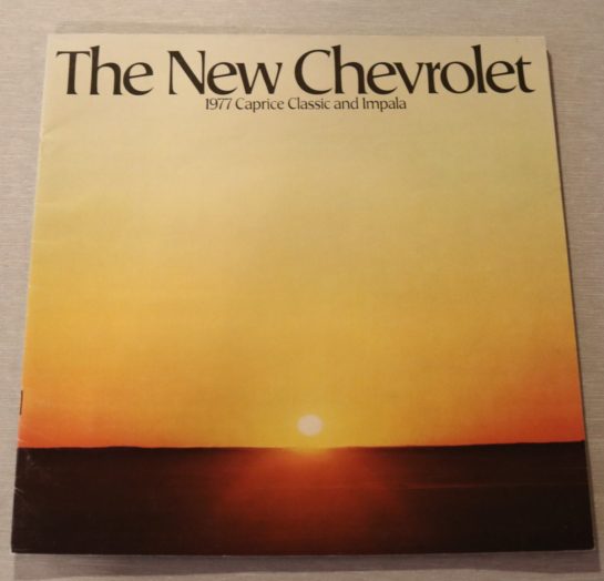 Försäljningsbroschyr Chevy Fullsize 1977
