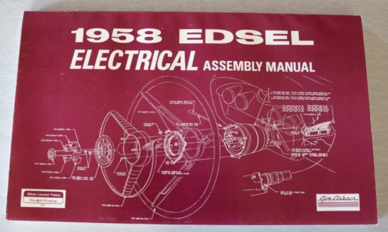 Edsel 1958 Electrical Manual