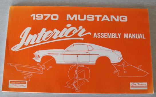 Mustang 1970 Interior