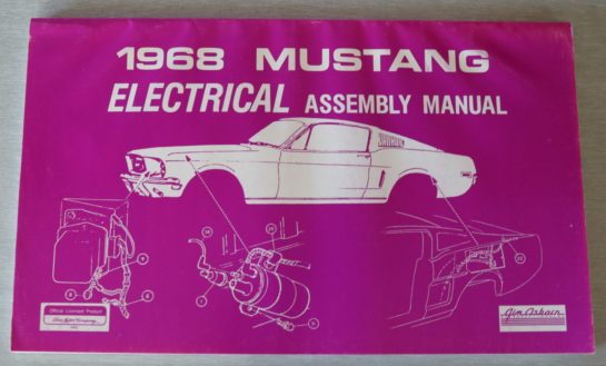 Mustang 1968 Electrical Manual