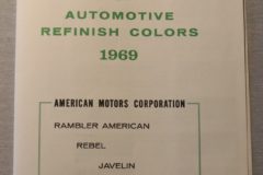 Färgkarta 1969 Rambler / American Motors