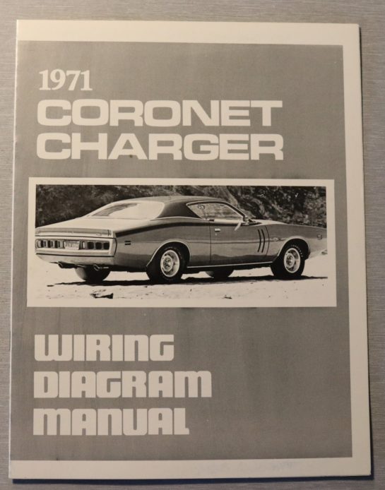 Wiring Diagram Manual 1971 Coronet, Charger