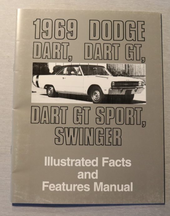 Facts & Features Manual Dodge, Dart, GT Sport Swinger 1969