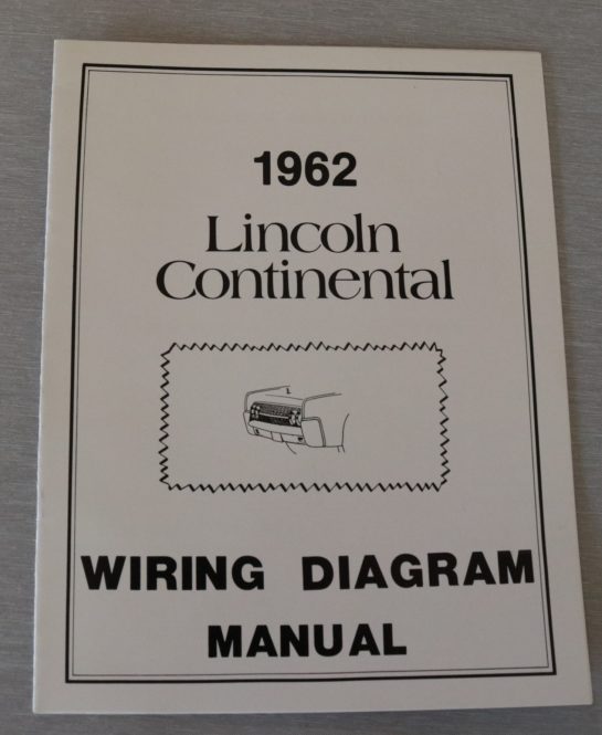 Elschema Manual Lincoln Continental 1962