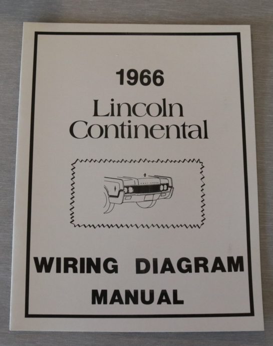 Elschema Manual Lincoln Continental 1966