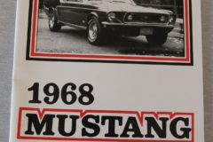 Facts and Specifications Manual Mustang 1968