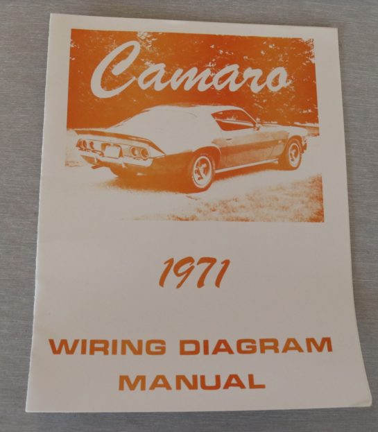 Elschema Manual Camaro 1971