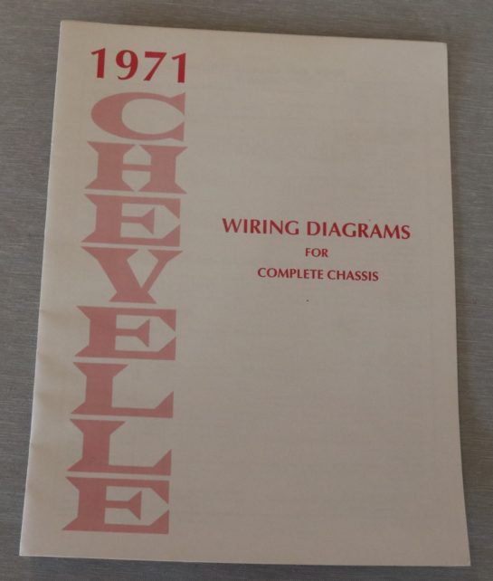 Elschema Manual Chevelle for Complete Chassis 1971