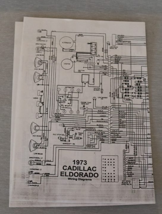 Elschema Manual Cadillac 1973