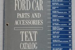 Ford Car Parts and Accessories 1949-1959 Text Katalog
