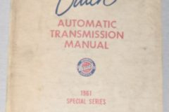 Buick 1961 Automatic Transmission Manual