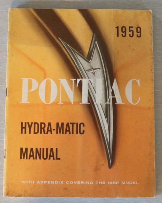 Pontiac 1959 Hydra-Matic Manual
