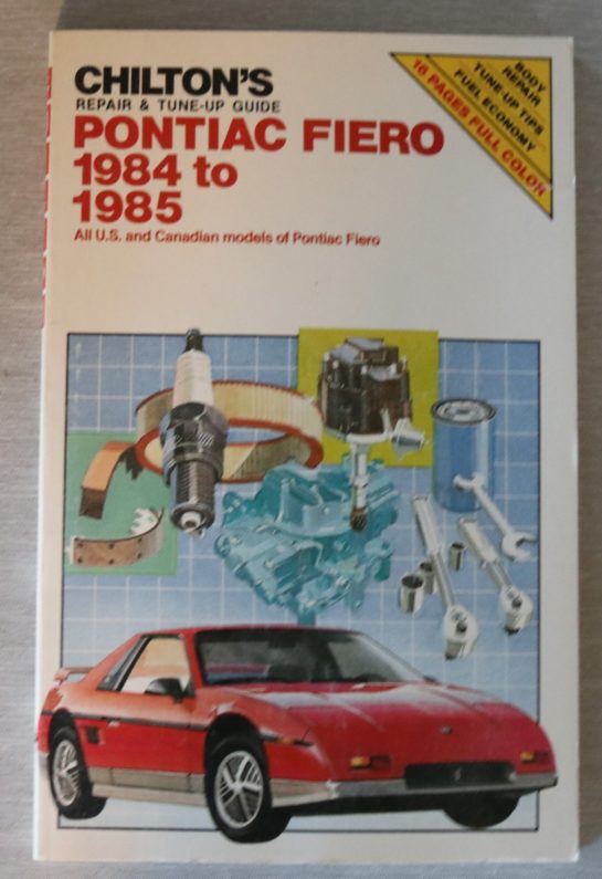 Pontiac Fiero 1984-85 Repair & Tune-UP Guide