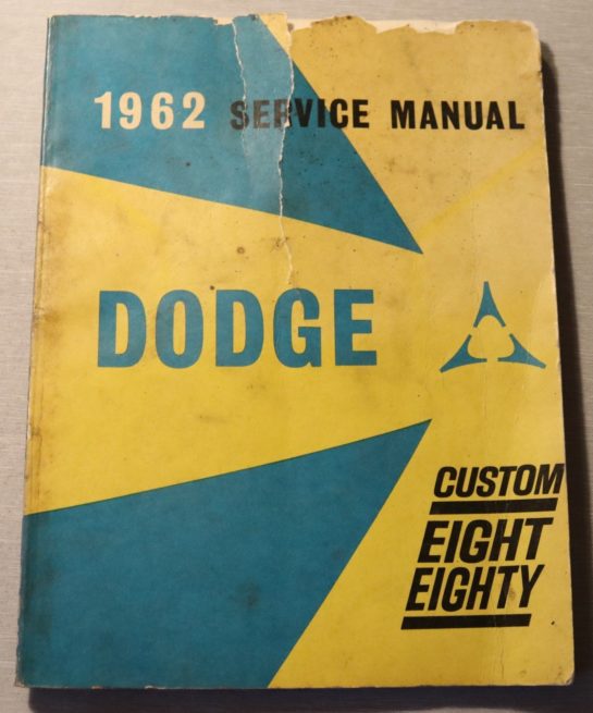 Dodge 1962 Service Manual