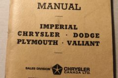 Imperial, Chrysler, Dodge, Plymouth, Valiant 1964 Service Manual