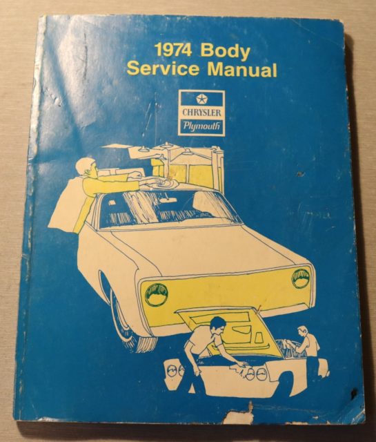Chrysler Plymouth Imperial 1974 Body Service Manual