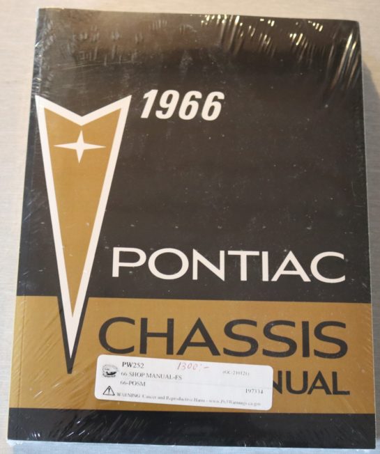 Pontiac 1966 Chassis Service Manual
