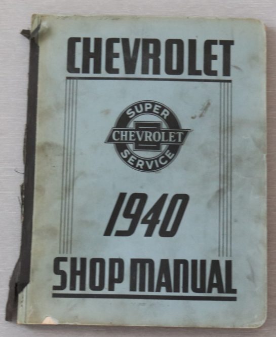 Chevrolet 1940 Shop Manual