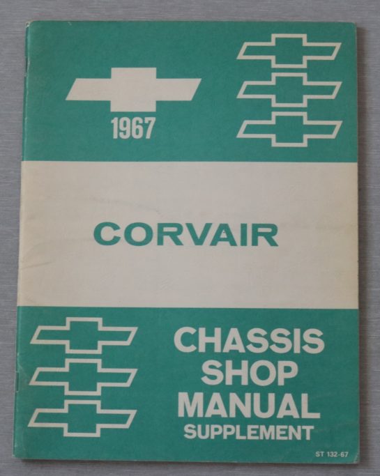 Chevrolet Corvair 1967 Chassis Shop Manual