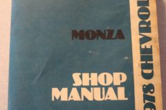 Chevrolet Monza 1978 Shop Manual