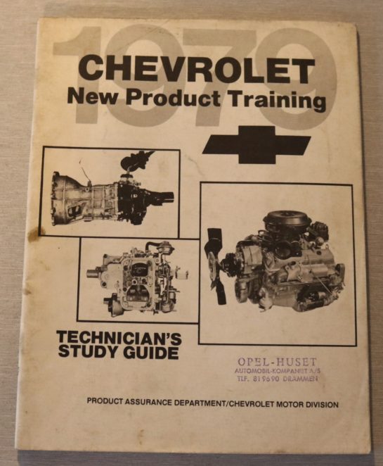 Chevrolet 1979 New Product Training