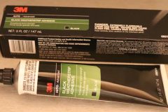 3M SVART GUMMILISTLIM