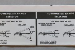 Sun Visor Tire/Brake Sleeve Instructions  1959-60 Chevrolet