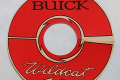 Luftrenardekal Wildcat 455  14" Silver  1964-66 Buick