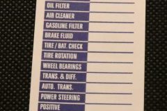 Dekal Oljebyte  1964-76 Mopar